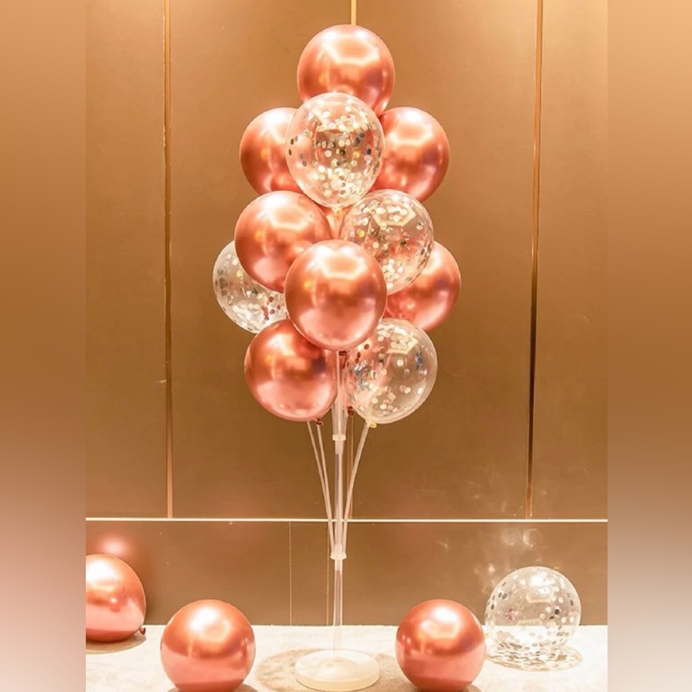 Clear 4.5 foot Balloon Stand
